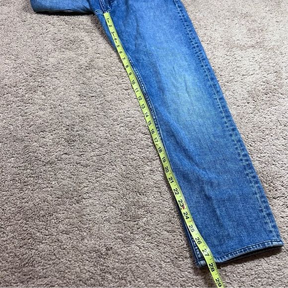 7 for all Mankind Jeans Size 30 Blue Denim Stretch Straight Leg - Picture 3 of 9